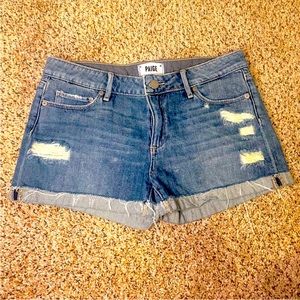 PAIGE size 27 denim shorts